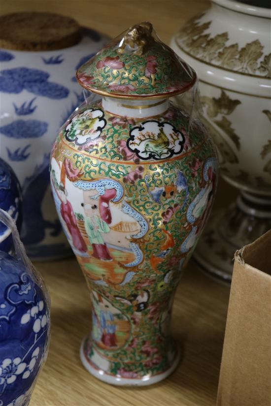 A quantity of Chinese and other porcelain